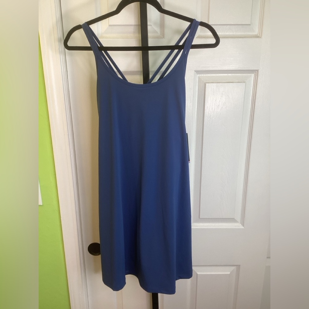 4 Laps Midnight Blue Vitality Dress, size Medium, NWT